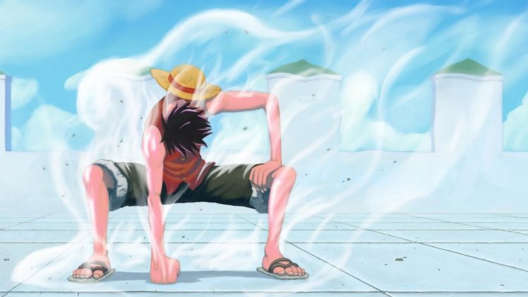 what episode does luffy use gear 2